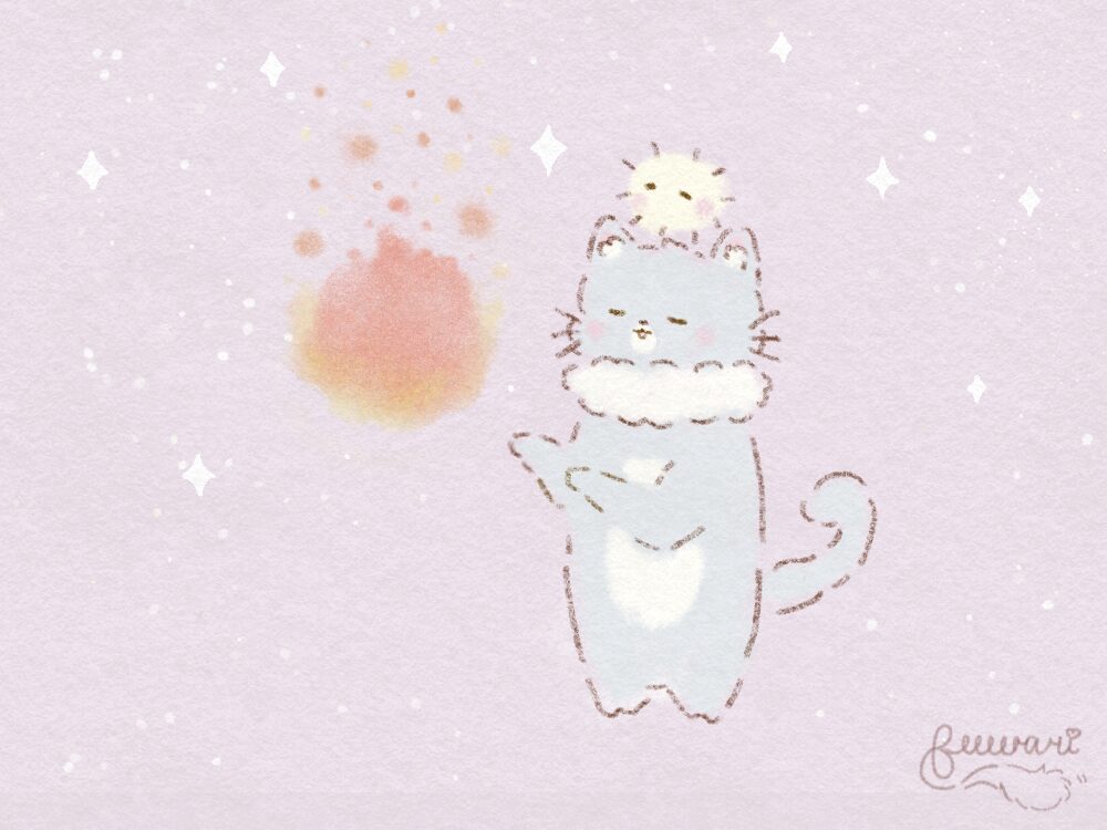 感情が消えていくイラストです